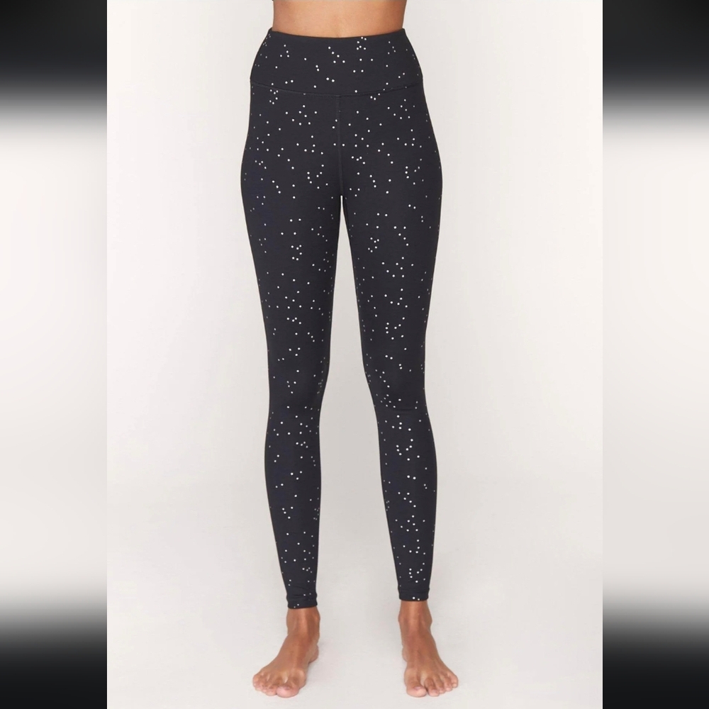 Spiritual Gangster Night Sky Celestial Stars High Waist Leggings Medium